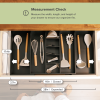 Bamboo Utensils & Junk Drawer Organizer - Black Finish (Expands 16-28in) - Image 4