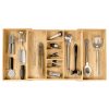 Bamboo Utensils & Junk Drawer Organizer (Expands 18.5-33in)