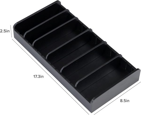 Bamboo Kitchen Towel and Food-Storage Organizer Black Finish - Image 8