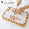 Bamboo Cutting Board with Nesting Rice Fiber Chopping Board (15 x 11 in) - Image 2