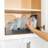 Bamboo Kitchen Towel and Food-Storage Organizer Black Finish - Image 7