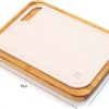 Bamboo Cutting Board with Nesting Rice Fiber Chopping Board (15 x 11 in) - Image 7