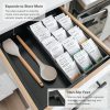 Bamboo Tea Bags & Coffee Pods Drawer Organizer Black Finish - Image 6
