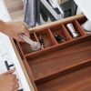 Acacia Drawer Organizer for Utensils & Junk (Expands 10.5-19in) - Image 7