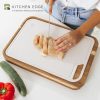 Acacia Cutting Board with Nesting Rice Fiber Chopping Board (17 x 12.5 in) - Image 2
