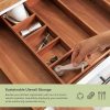 Acacia Utensils & Junk Drawer Organizer (Expands 16-28in) - Image 5