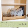Bamboo Kitchen Towel and Food-Storage Organizer - Image 5
