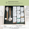 Bamboo Tea Bags & Coffee Pods Drawer Organizer Black Finish - Image 4