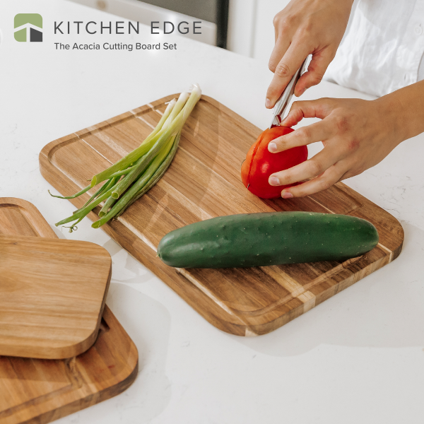 Acacia Cutting Board Set - Image 2