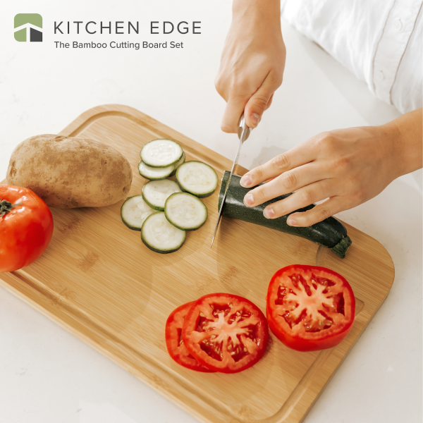 Bamboo Cutting Board Set - Image 2