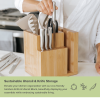 Knife & Utensil Block - Bamboo - Image 4