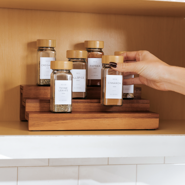 3 Tier Spice Shelf - Acacia - Image 6