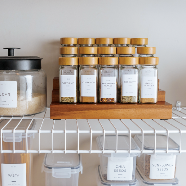 3 Tier Spice Shelf - Acacia - Image 8