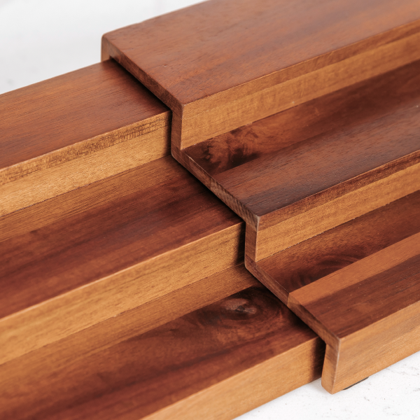 3 Tier Spice Shelf - Acacia - Image 9