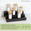 3 Tier Spice Shelf - Black Bamboo - Image 4