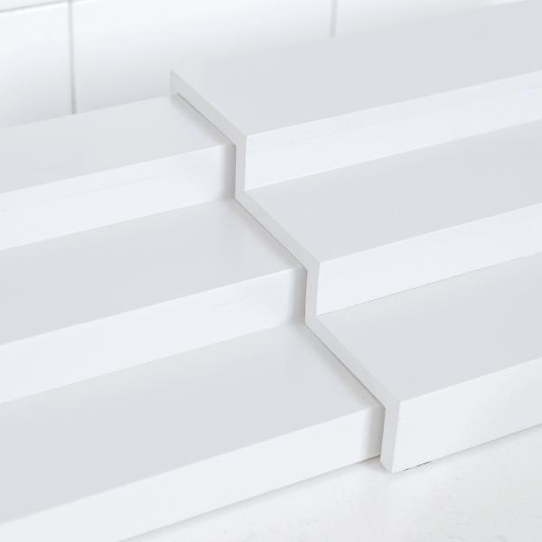 3 Tier Spice Shelf - White Bamboo - Image 6