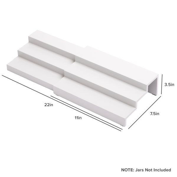 3 Tier Spice Shelf - White Bamboo - Image 7