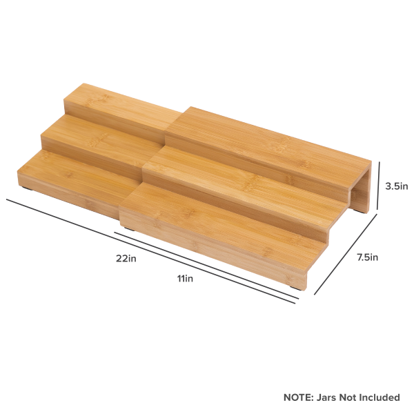3 Tier Spice Shelf - Bamboo - Image 7