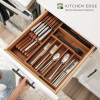 Acacia Drawer Organizer for Silverware & Utensils (Expands 11-19in) - Image 2