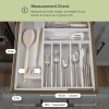 Bamboo Drawer Organizer for Silverware & Utensils - Gray Finish (Expands 10.5-19in) - Image 4