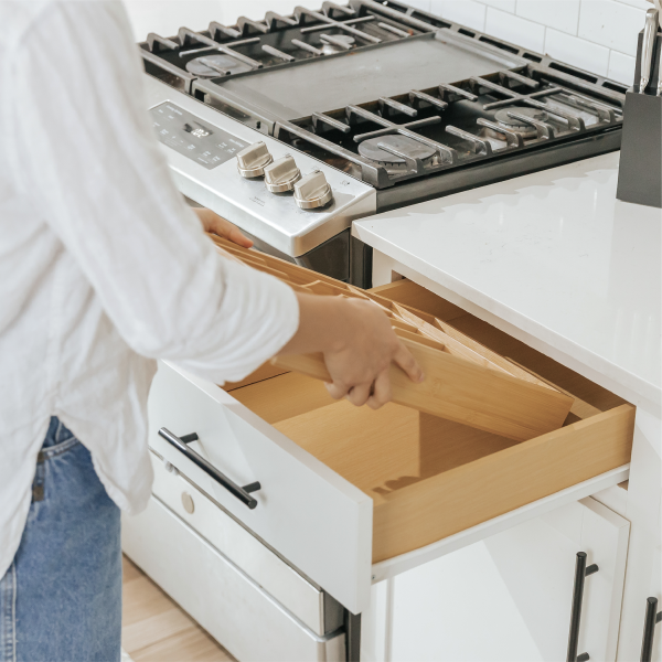Bamboo Drawer Organizer for Silverware & Utensils (Expands 11-19in) - Image 7