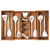 Acacia Utensils & Junk Drawer Organizer (Expands 16-28in)