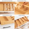 Bamboo Utensils & Junk Drawer Organizer (Expands 18.5-33in) - Image 3