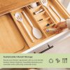 Bamboo Utensils & Junk Drawer Organizer (Expands 18.5-33in) - Image 5