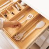 Bamboo Utensils & Junk Drawer Organizer (Expands 18.5-33in) - Image 9