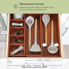Acacia Drawer Organizer for Utensils & Junk (Expands 10.5-19in) - Image 4